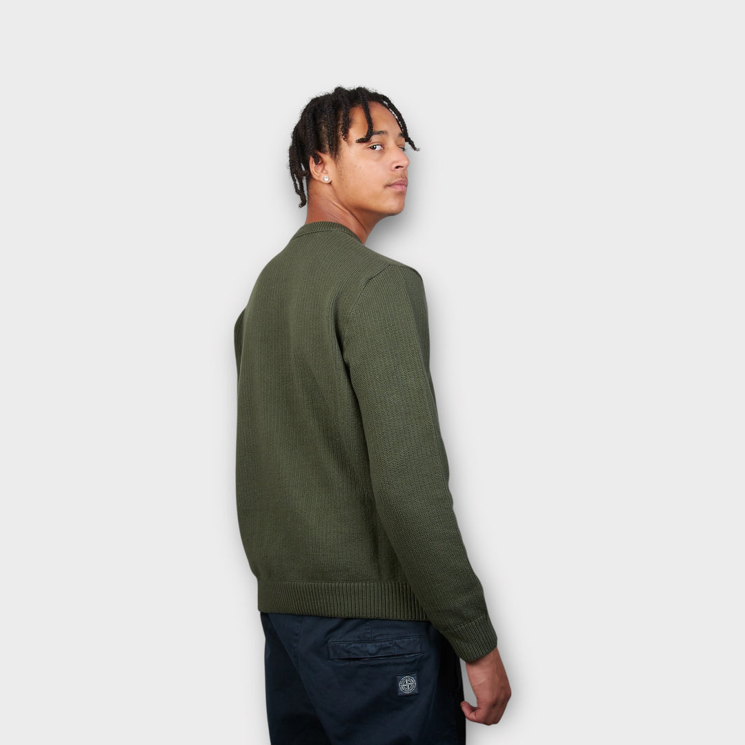Stone Island Crewneck Jumper I Military Green