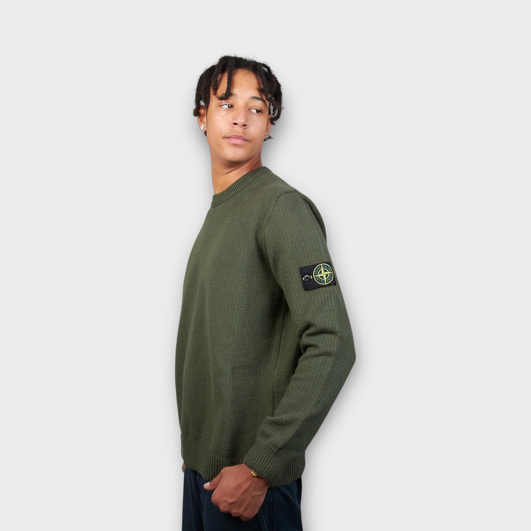 Stone Island Crewneck Jumper I Military Green