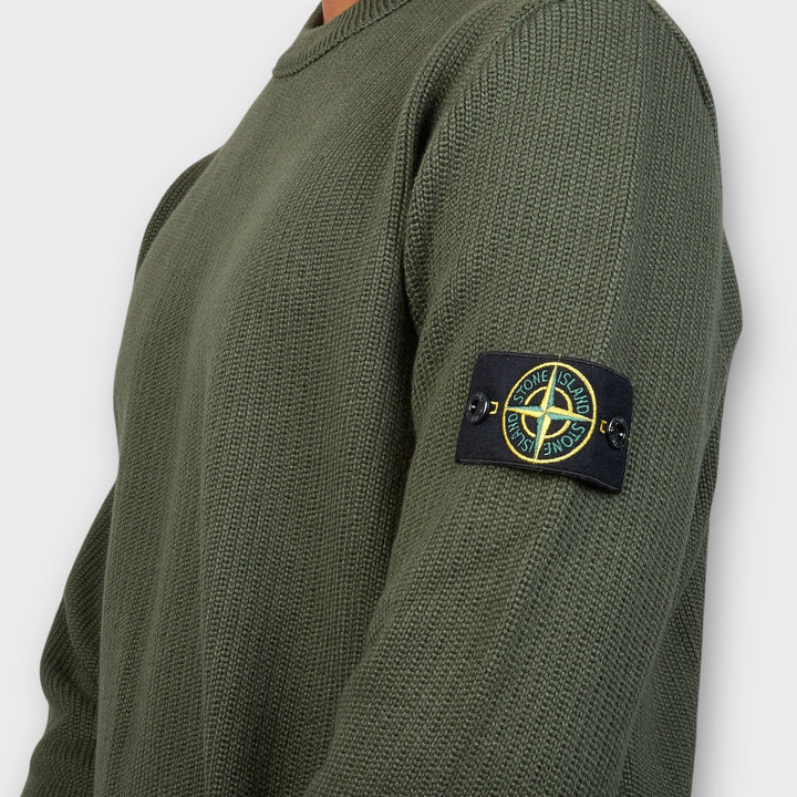 Stone Island Crewneck Jumper I Military Green