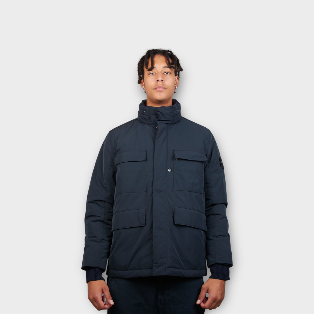 Stone Island Micro Twill In Navy