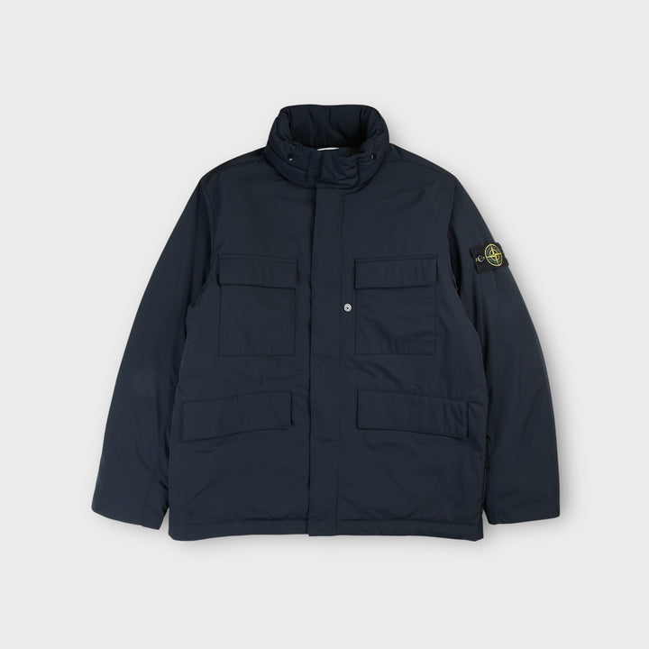 Stone Island Micro Twill In Navy
