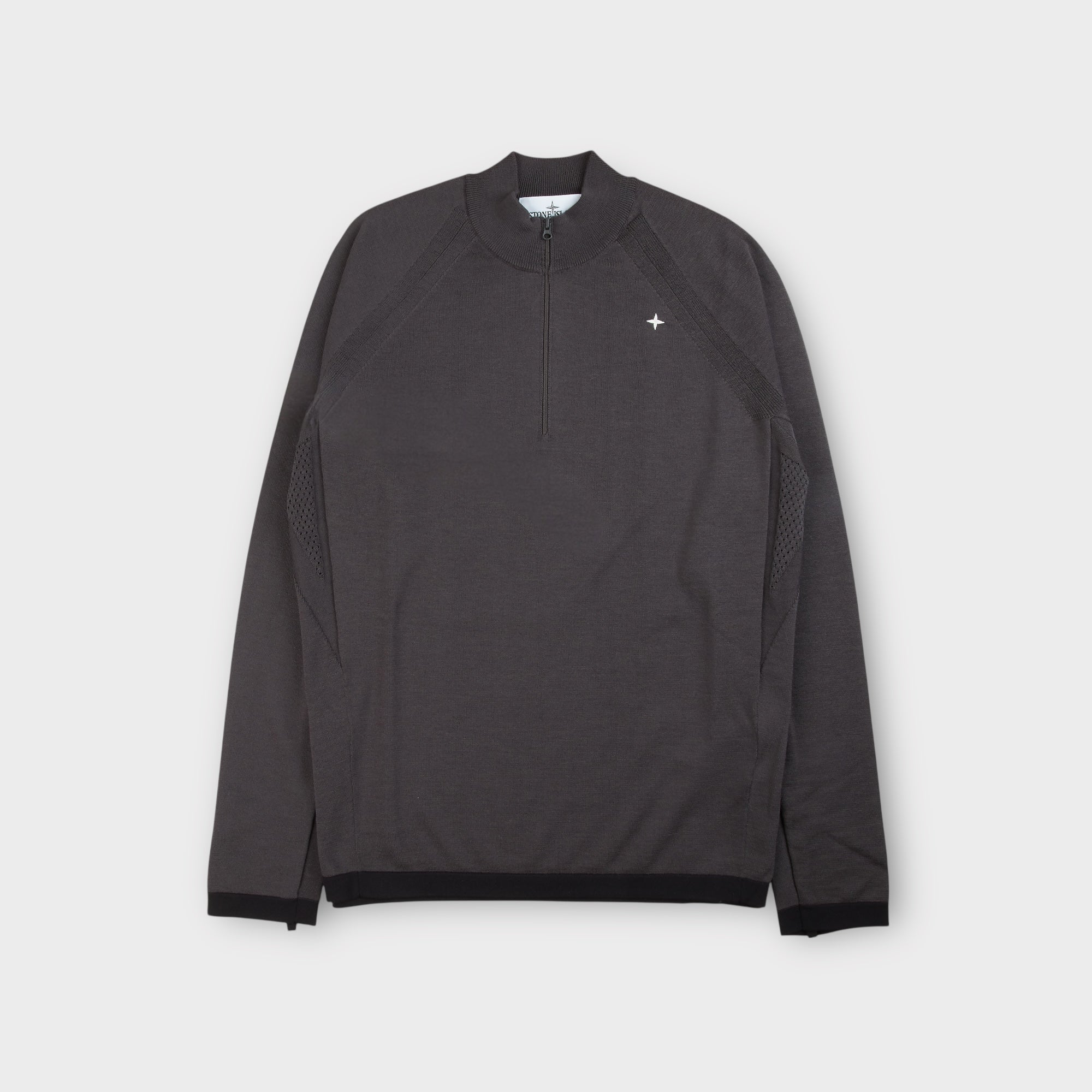 Stone Island Stellina Q-Zip Sweater In Dark Grey – Le-fix.com