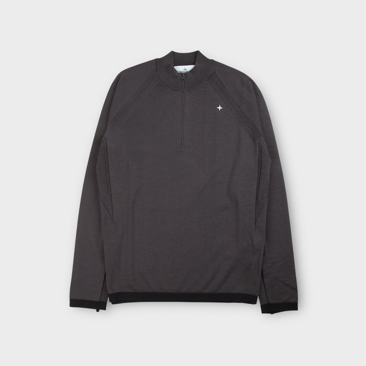 Stone Island Stellina Q-Zip Sweater I Mørkegrå