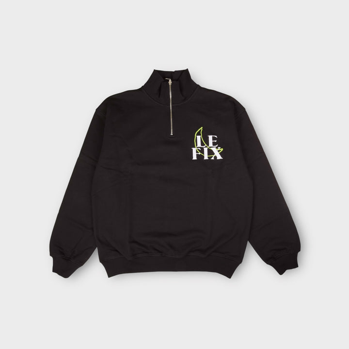 Le Fix Moon Quarter Zip In Black