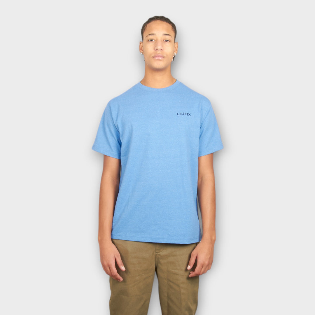 Le Fix Kiosk Klassisk reg T-shirt I Blue