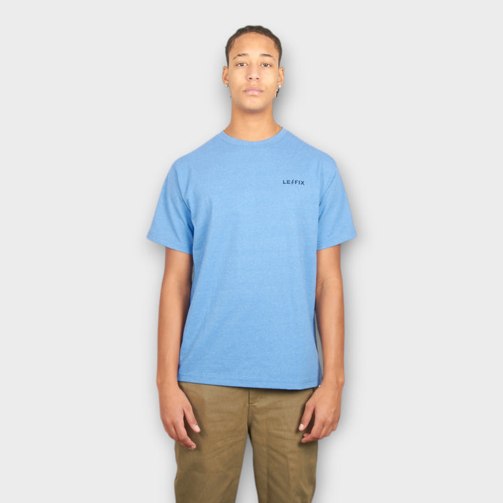 Le Fix Kiosk Klassisk reg T-shirt I Blue