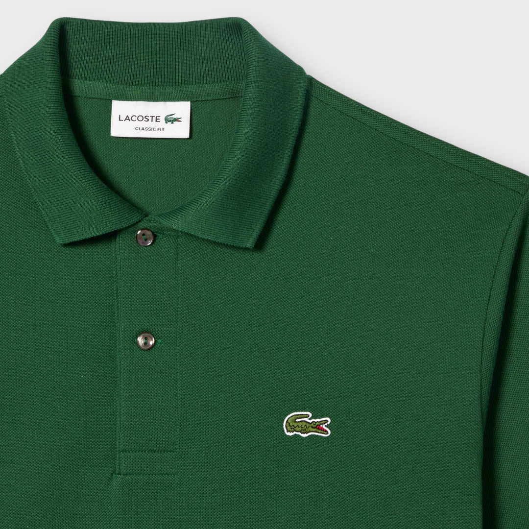 Lacoste Ripped Collar SS Polo I Green