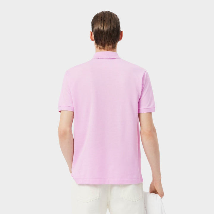 Lacoste Ripped Collar SS Polo I Lyserød