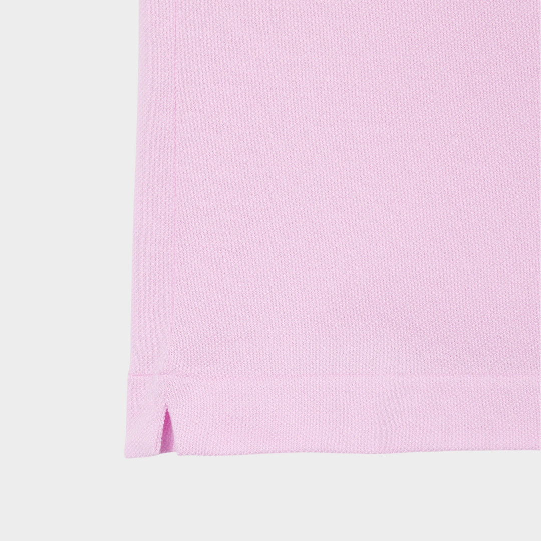 Lacoste Ripped Collar SS Polo I Lyserød