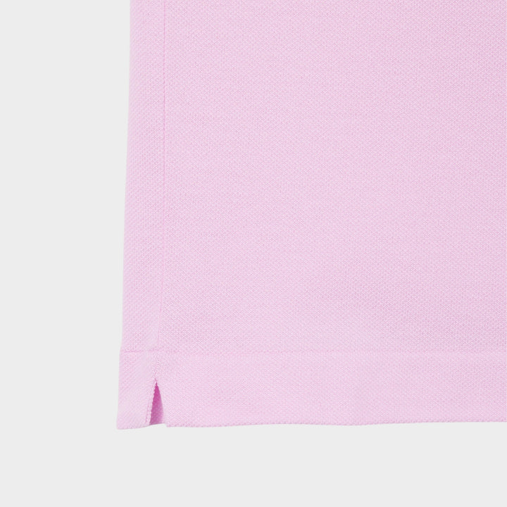 Lacoste Ripped Collar SS Polo I Lyserød