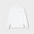 Lacoste Ripped Langærmet Collar Polo I Hvid