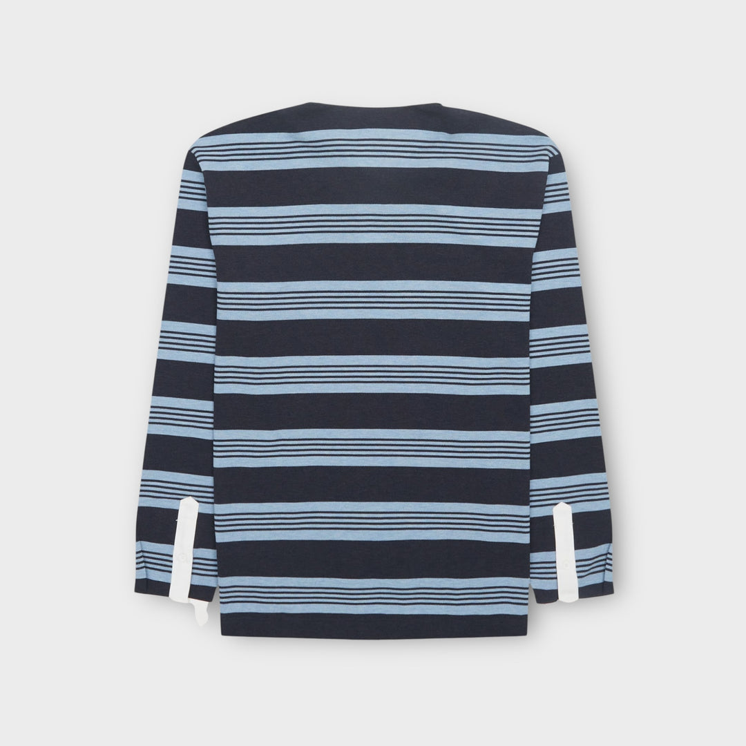 Lacoste Pique Rugby Langærmet Polo I Blå