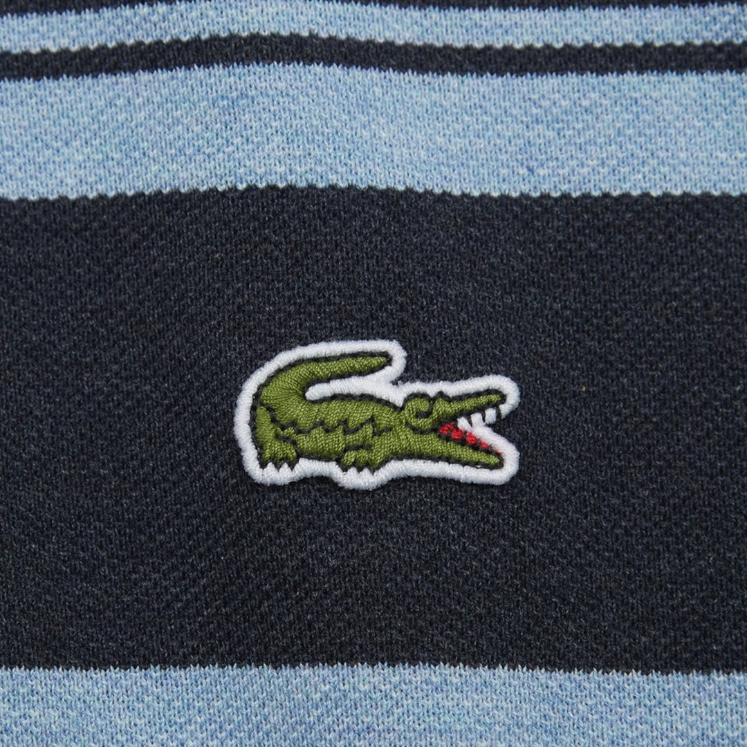 Lacoste Pique Rugby Langærmet Polo I Blå
