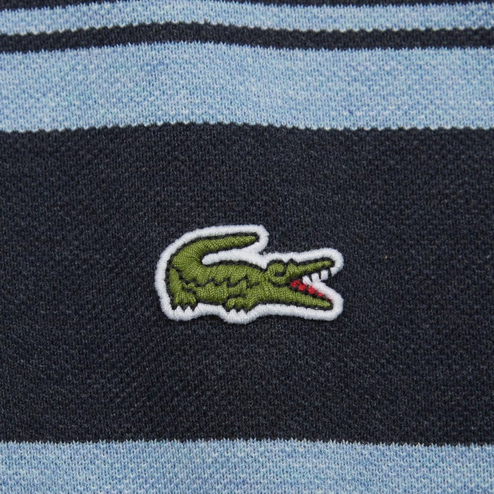 Lacoste Pique Rugby Langærmet Polo I Blå