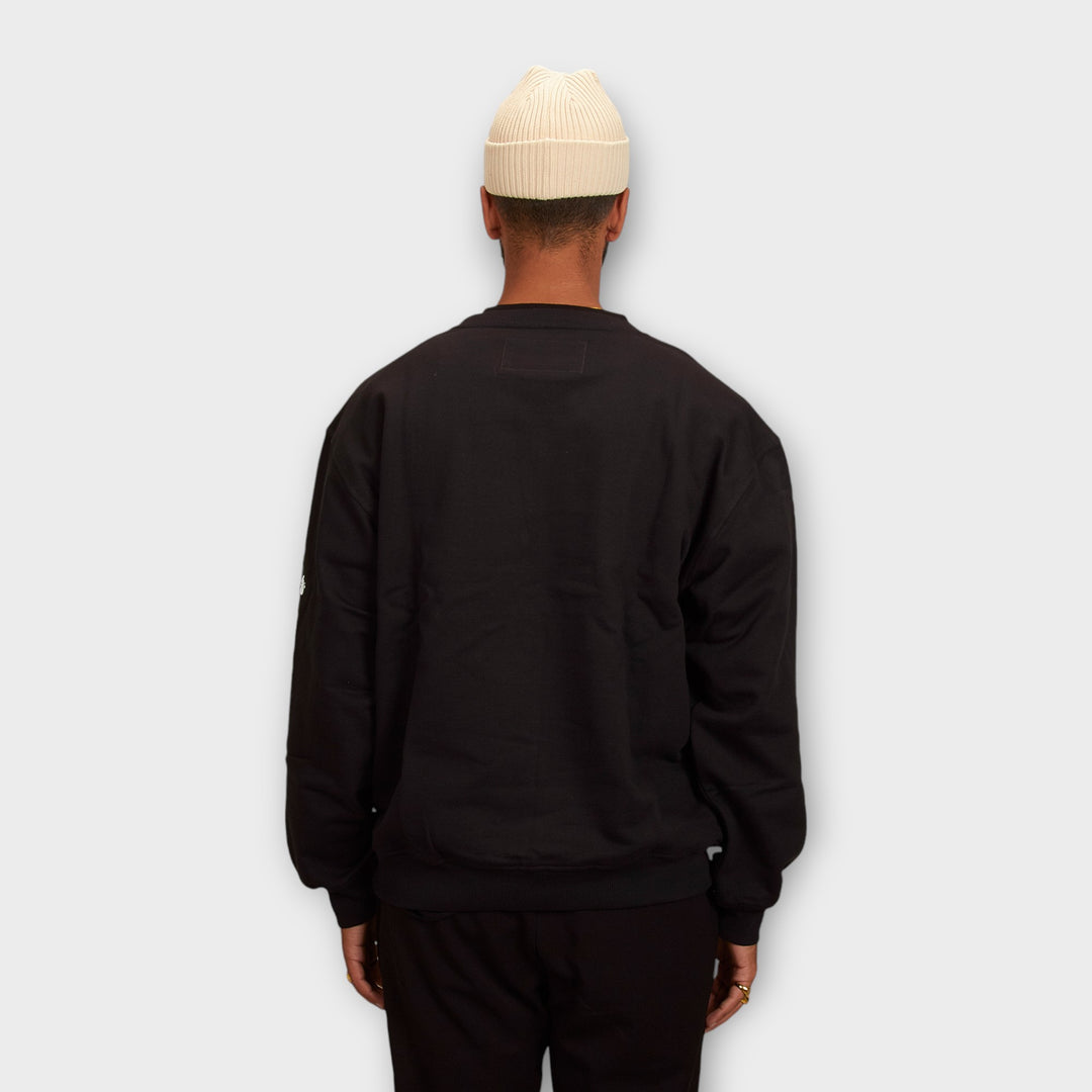 Le Fix Wave Application Crewneck I Sort