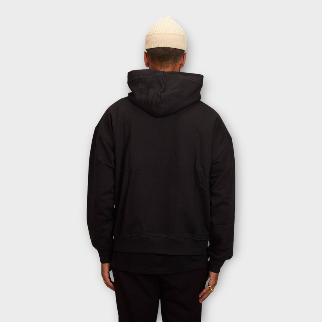 Le Fix Kaj Application Hoodie In Black