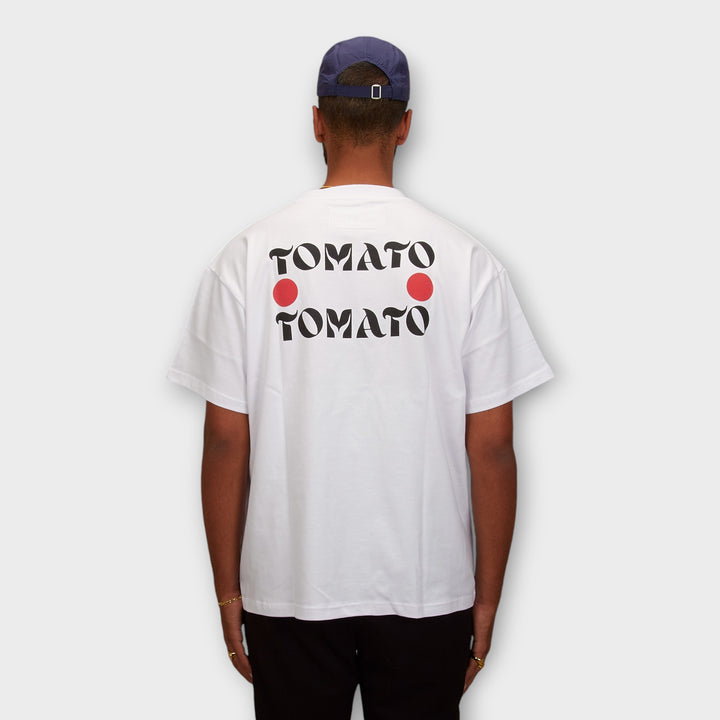 Le Fix Tomato Tomato Box T-Shirt In White