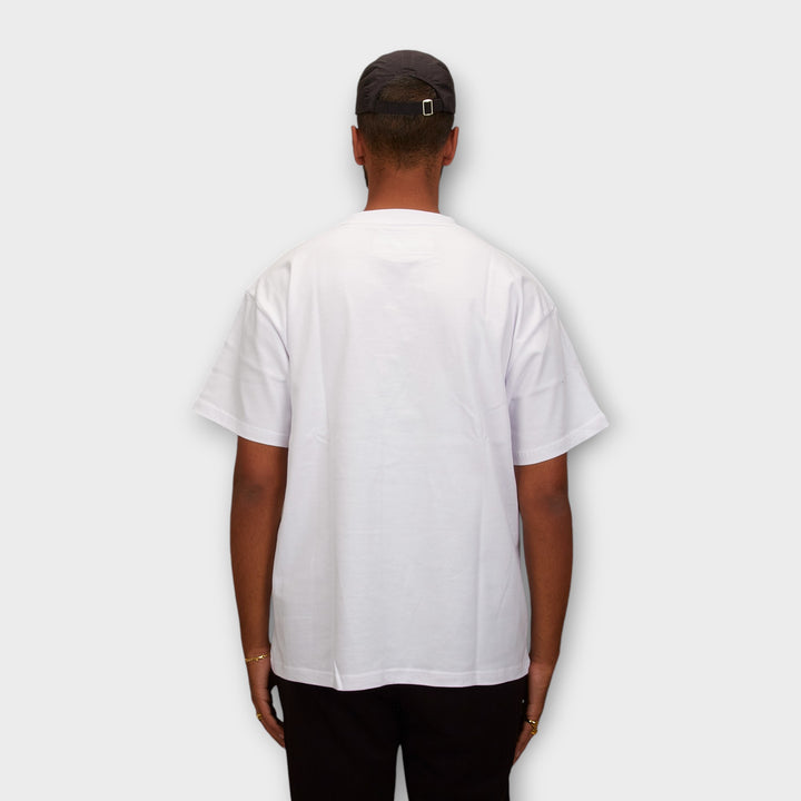 Le Fix Kaj Application Wave Box T-Shirt In White