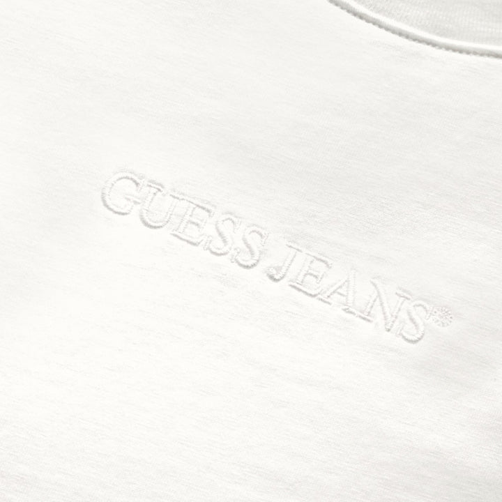 GUESS JEANS Embroidered Logo t-shirt I Hvid