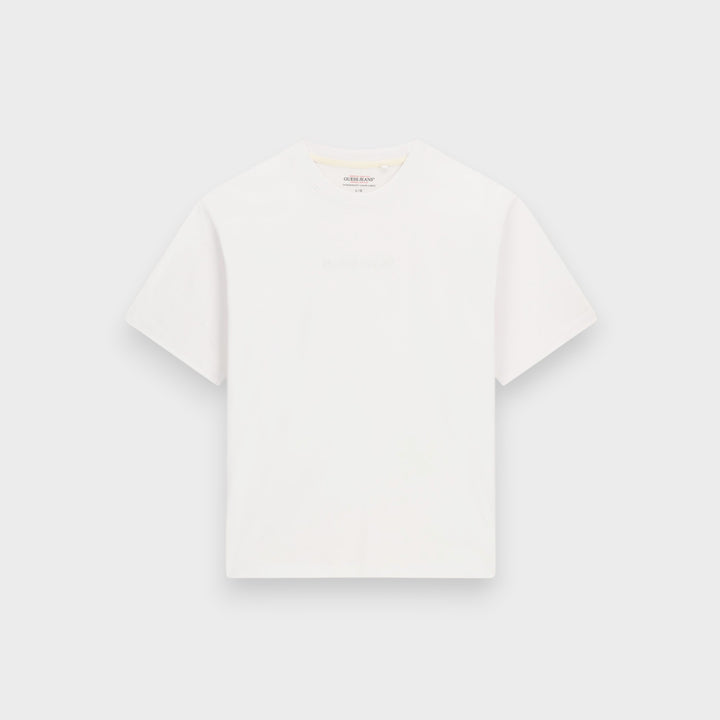 GUESS JEANS Embroidered Logo t-shirt I Hvid