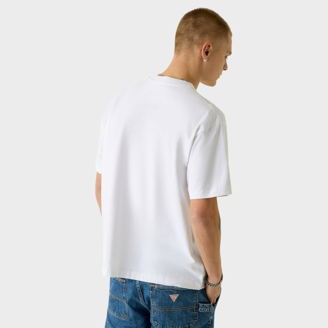 GUESS JEANS Embroidered Logo t-shirt I Hvid