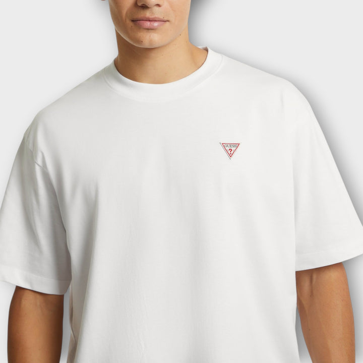 GUESS JEANS Iconic t-shirt I hvid