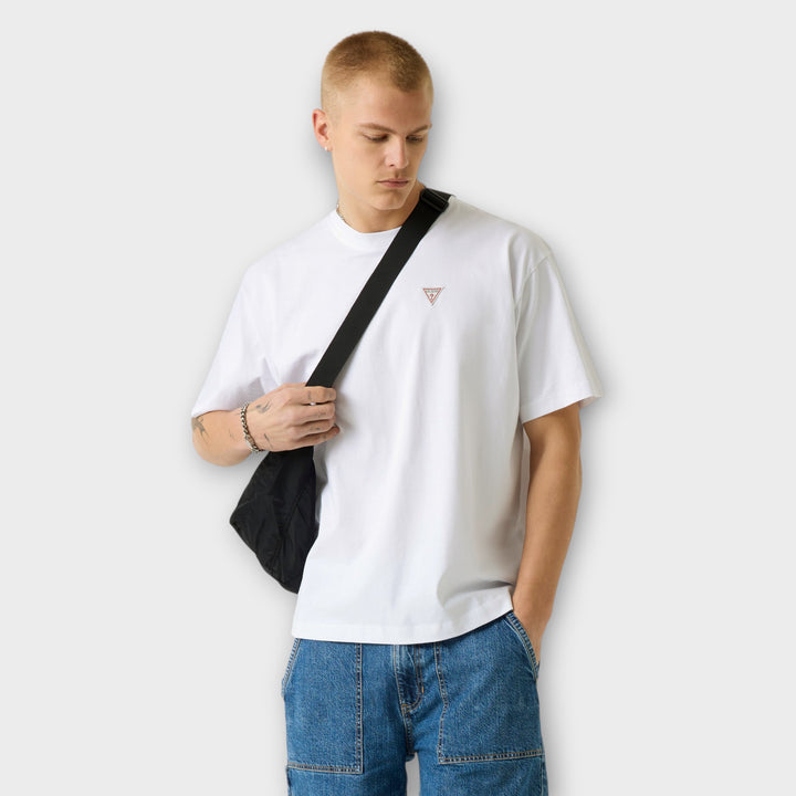 GUESS JEANS Iconic t-shirt I hvid