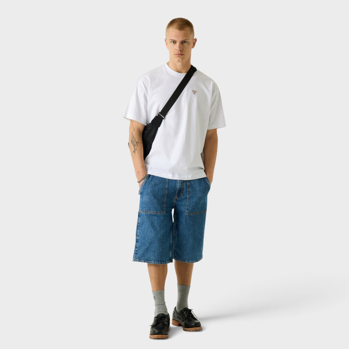 GUESS JEANS Iconic t-shirt I hvid