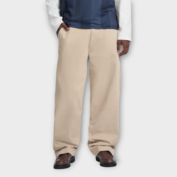 Guess Jeans Wide Leg Chino I Tan
