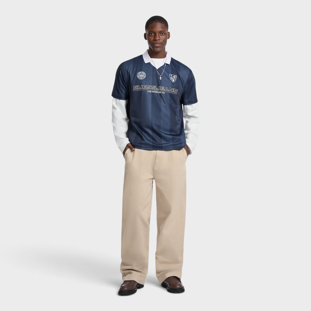Guess Jeans Wide Leg Chino I Tan