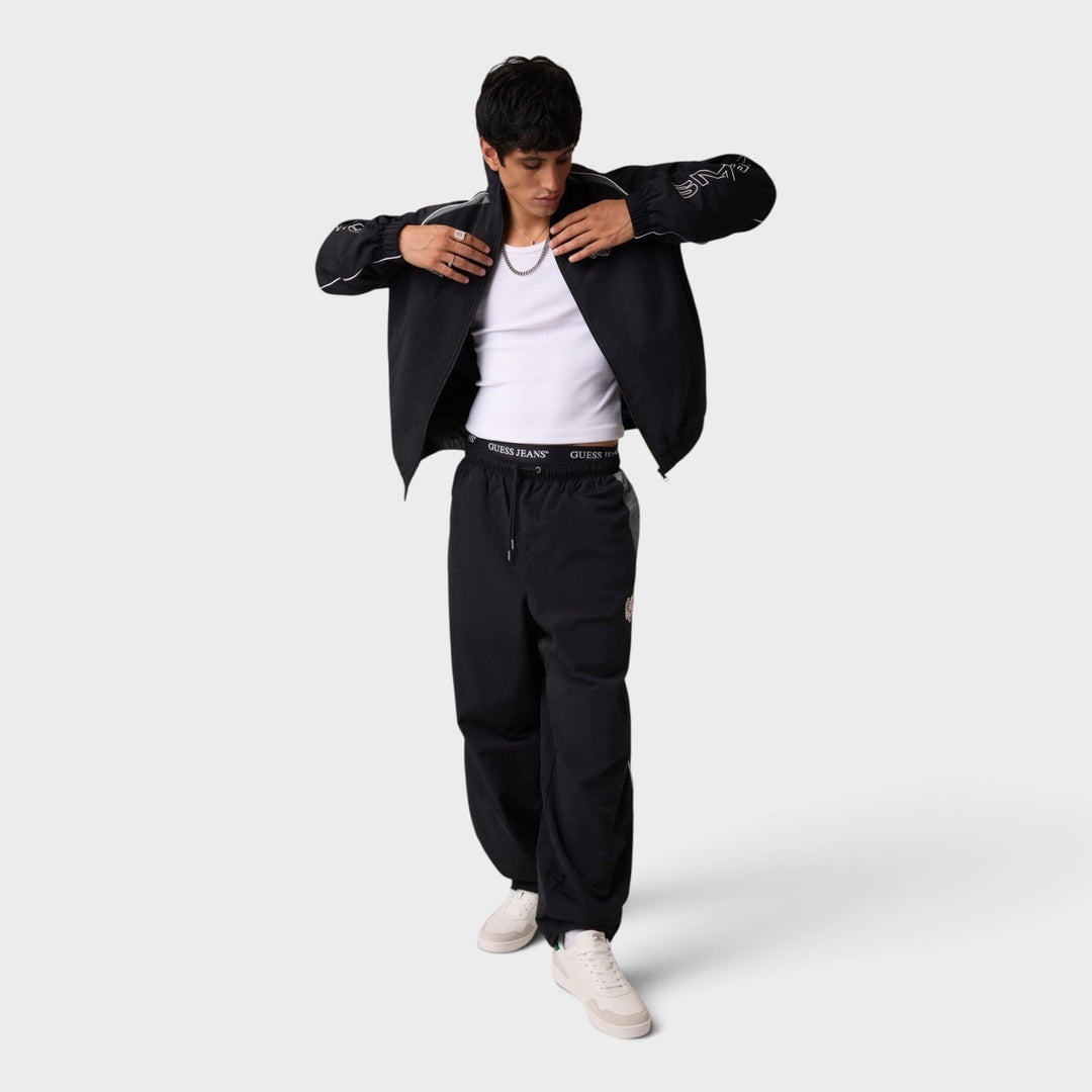 GUESS JEANS Nylon Track Pants I Black