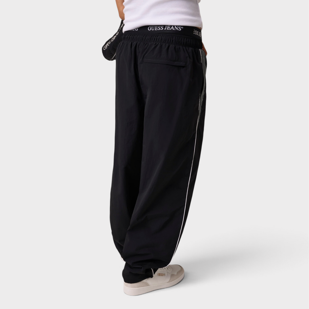GUESS JEANS Nylon Track Pants I Black