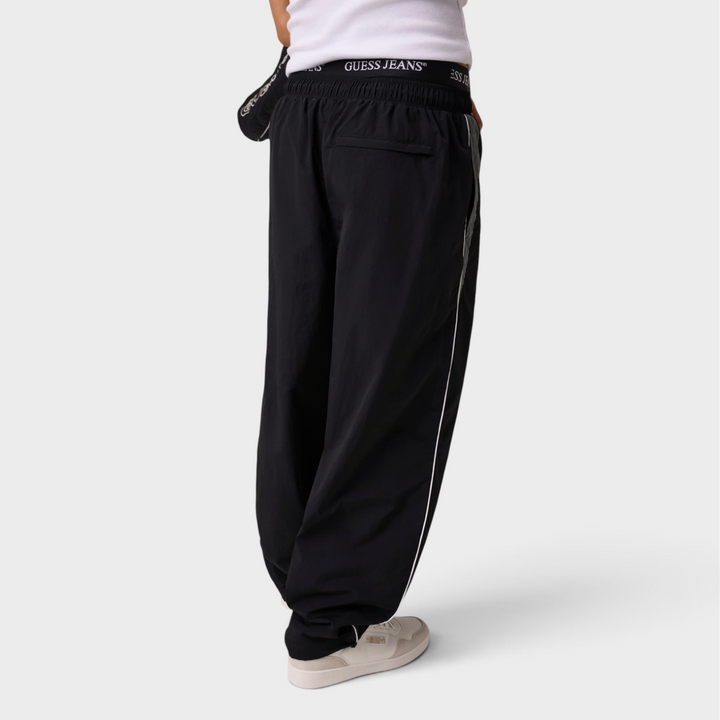 GUESS JEANS Nylon Track Pants I Black
