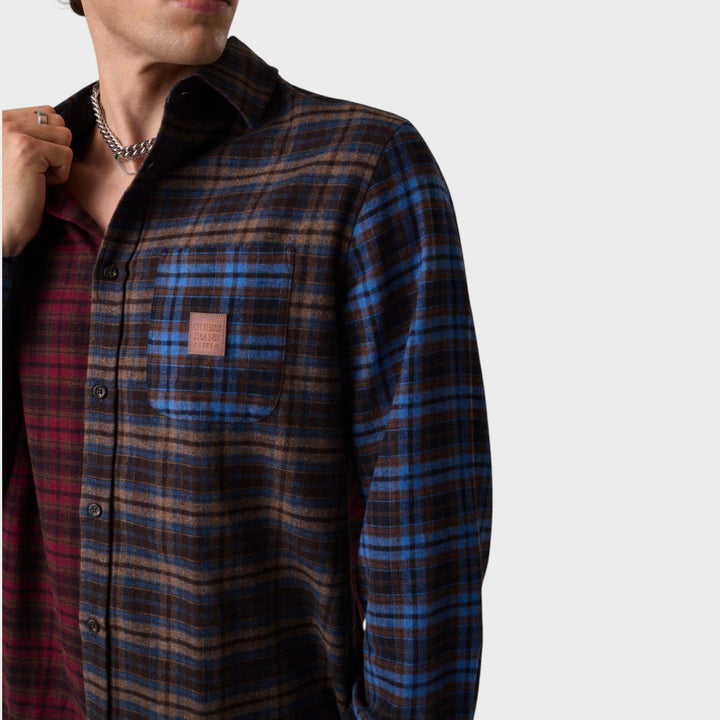 Guess Jeans Regular Fit Plaid Flannel I Multi