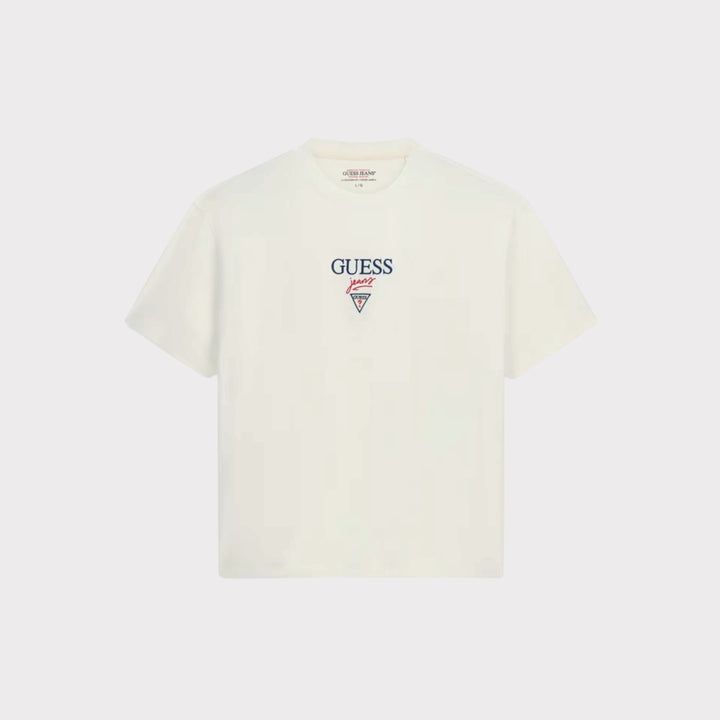 Guess Jeans Printed Logo T-Shirt I White