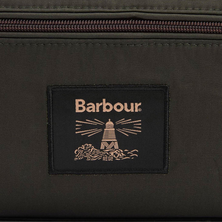 Barbour Wax Wash bag  I Olive