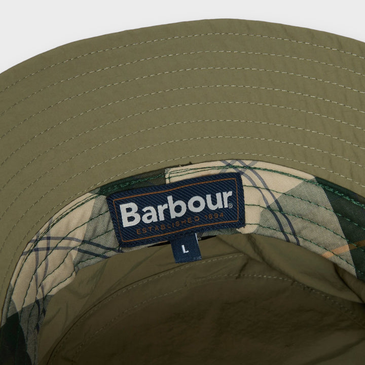 Barbour Tracker Showerproof Bucket Hat I Dusty Olive