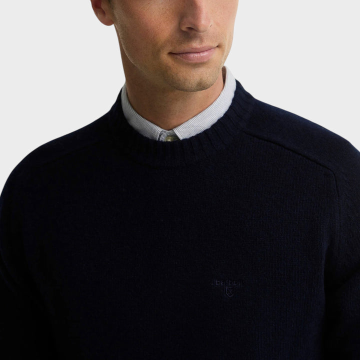 Barbour Newtown Knit Crew I Navy