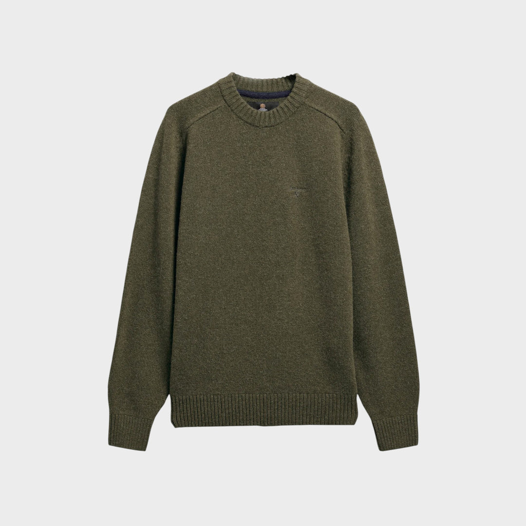Barbour Newtown Knit Crew I Olive