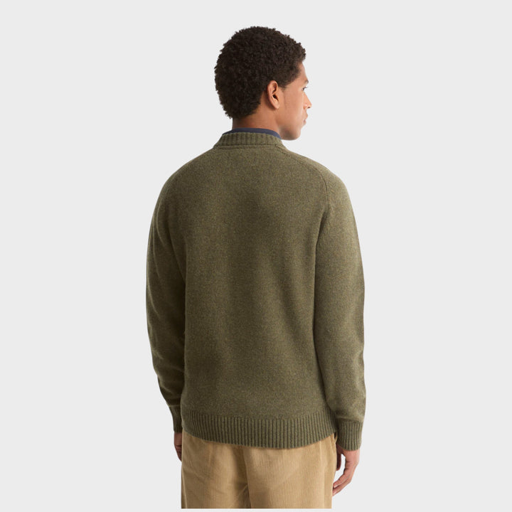 Barbour Newtown Knit Crew I Olive