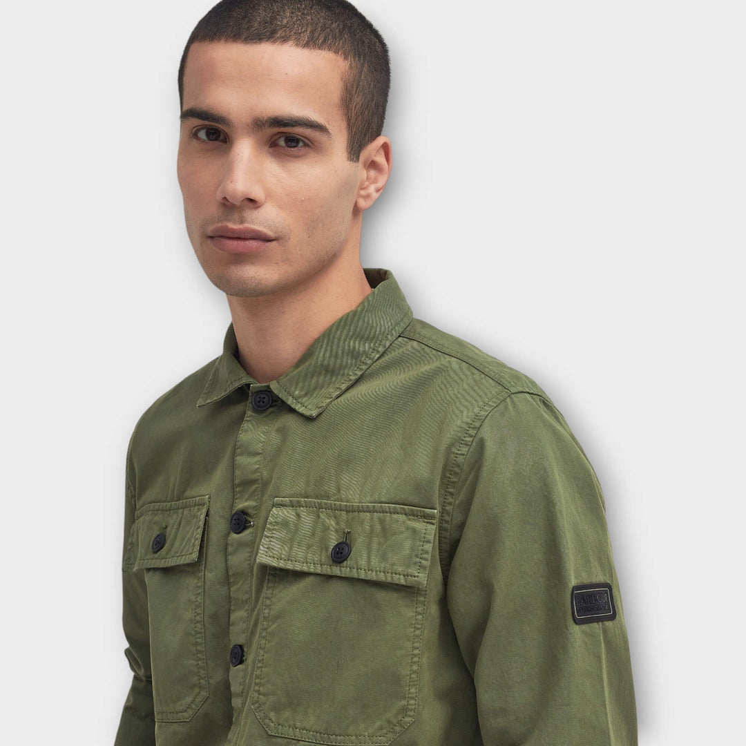 Barbour International Arlo Overshirt In Green