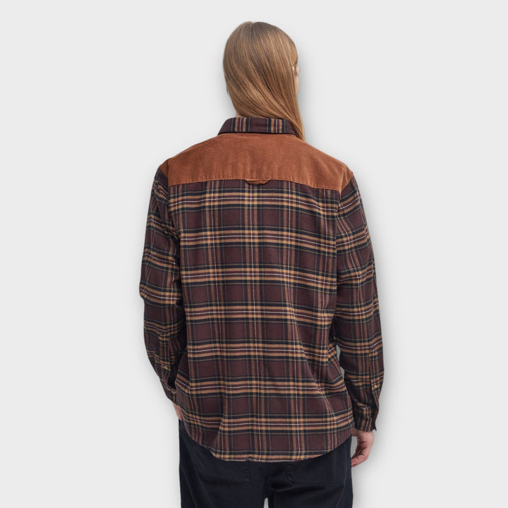 Barbour Wolfwood Shirt In Brown