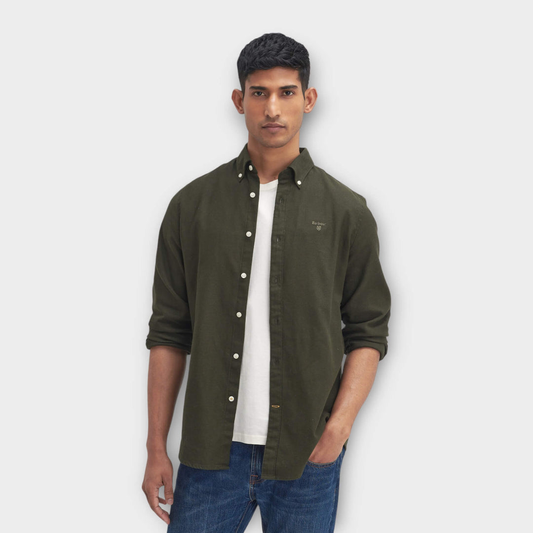 Barbour Twillbridge Shirt In Green