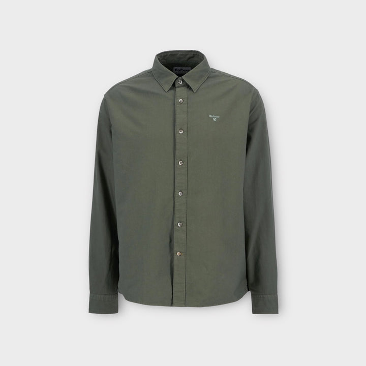 Barbour Garment Dyed Oxford Relaxed Skjorte I Light Sage