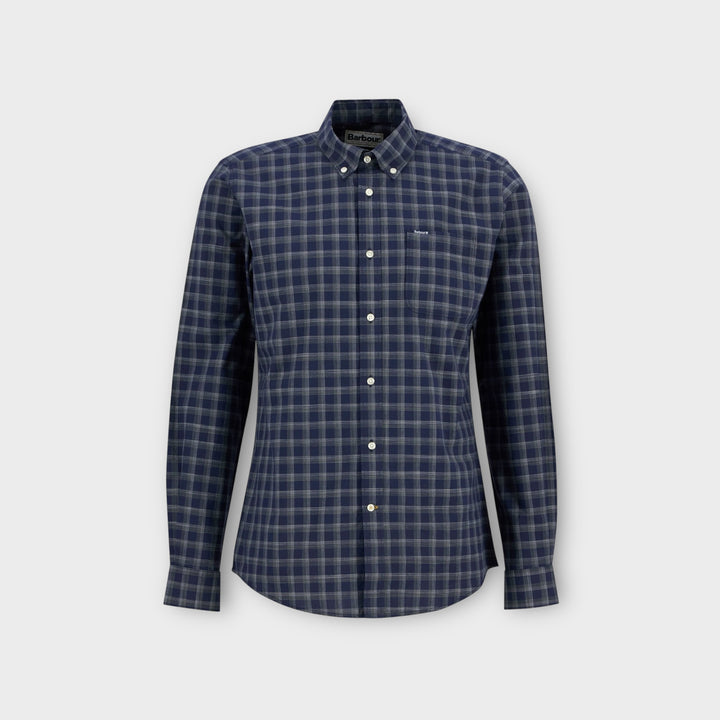 Barbour Bramwell Checked Tailored Skjorte I Navy