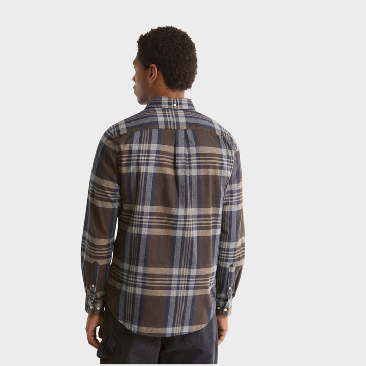 Barbour Dovedale Tailored Skjorte I Dark Sand