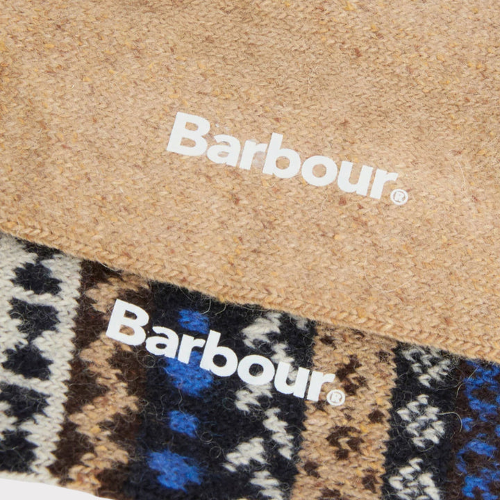 Barbour fairisle 2 Pack Socks I Sand