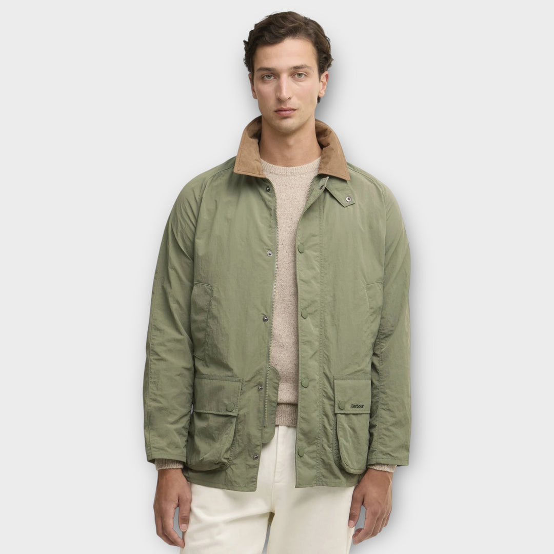 Barbour Ashby Showerproof Jacket In Green
