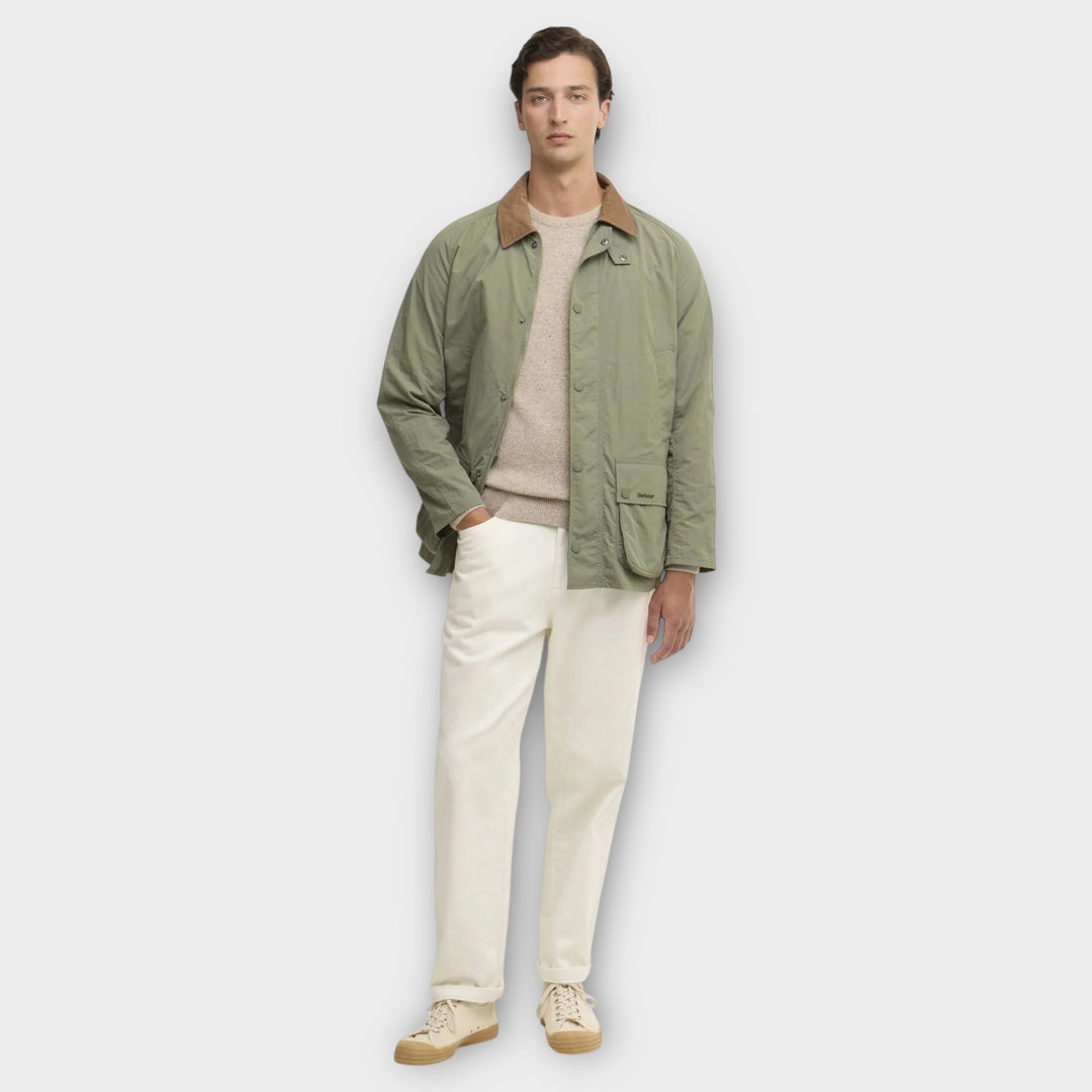 Barbour Ashby Showerproof Jacket In Green