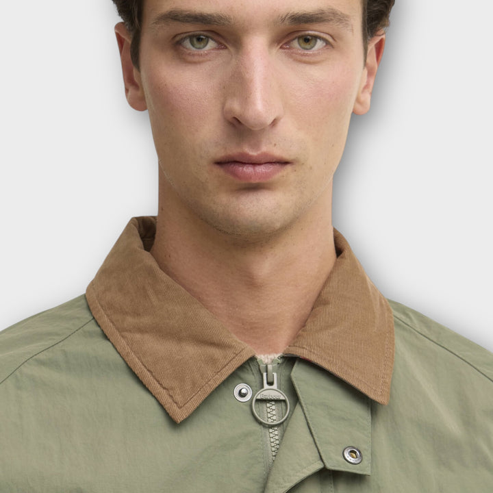Barbour Ashby Showerproof Jacket In Green
